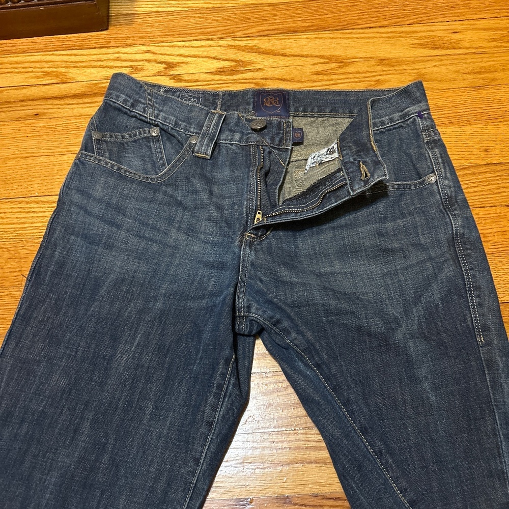 Rock & Republic men’s deep washed blue jeans